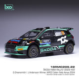 Machetă IXO Škoda Fabia Rally2, WRC, Safari Rallye Kenya, 2024, #22