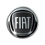 Fiat 3D logo sticker black 58 mm