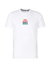 Tricou pentru fani Red Bull Bora Hansgrohe alb cu logo