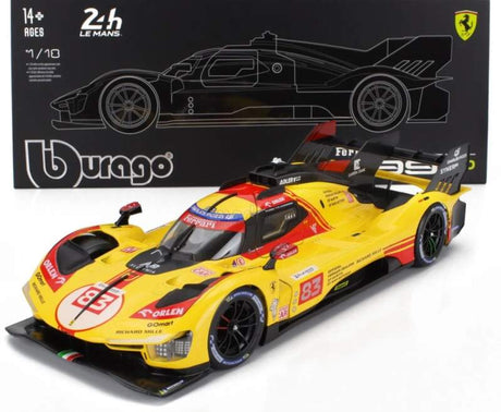 Machetă BBurago Ferrari 499P NR.83 Le Mans 2024 1:18 AF Corse - ediție Deluxe