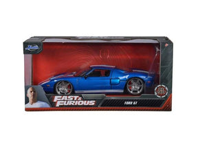 Machetă Furios și iute Ford GT 2005 1:24 albastră