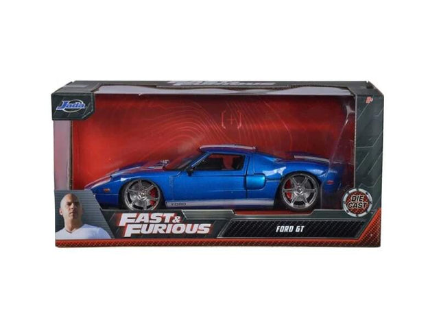 Machetă Furios și iute Ford GT 2005 1:24 albastră
