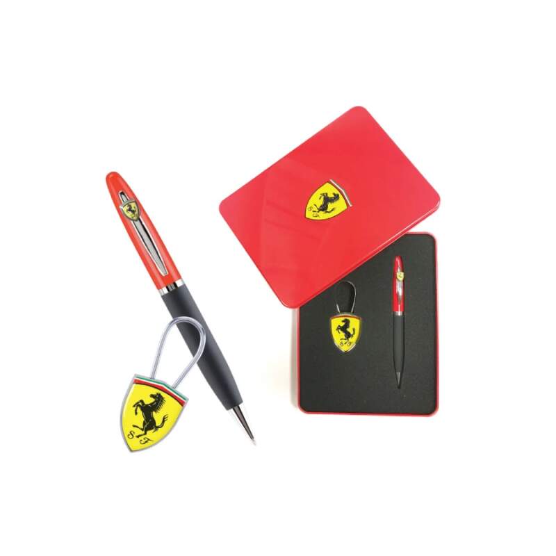 Set cadou Scuderia Ferrari - pix și breloc