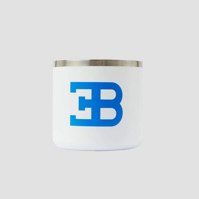 White Bugatti mug with logo