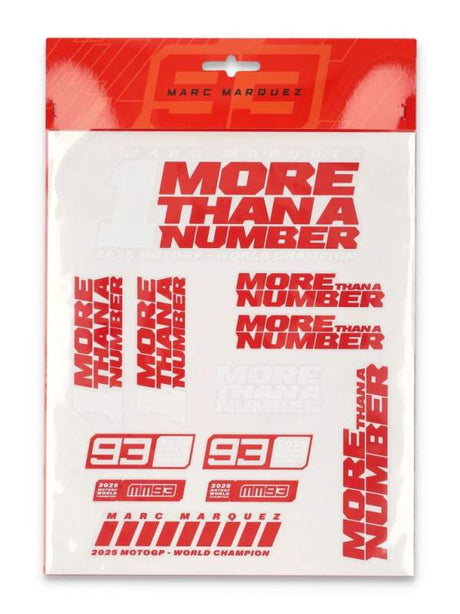 Set mare de autocolante Marc Marquez 93 - autocolante de campion #1