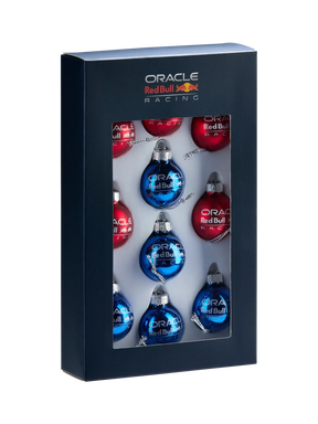 Oracle Red Bull Racing Mini Christmas Baubles – Set of 10