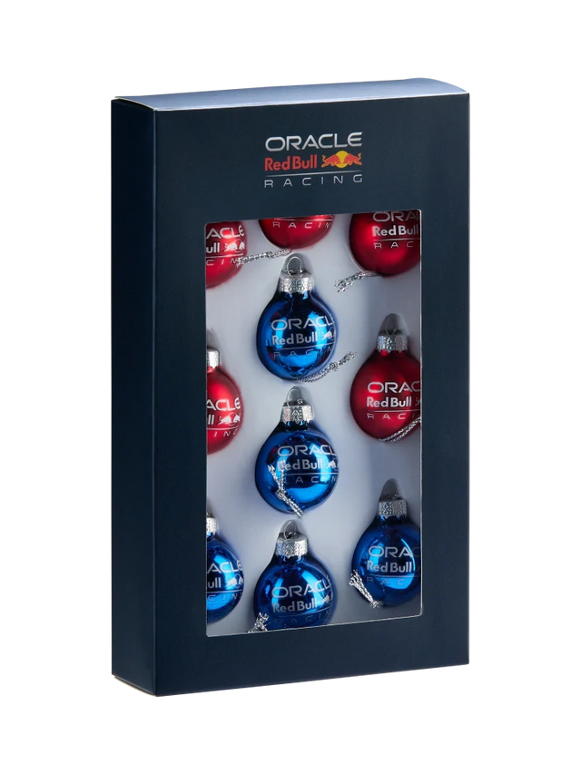 Oracle Red Bull Racing Mini Christmas Baubles – Set of 10