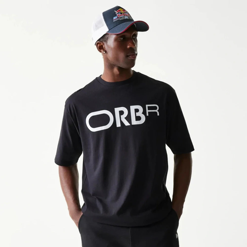 Tricou oversized cu grafică Oracle Red Bull Racing New Era – bleumarin