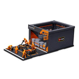 Machetă Bburago McLaren F1 1:43 Oscar Piastri cu machetă de box