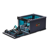 Bburago Mercedes F1 1:43 model Lewis Hamilton with pit garage