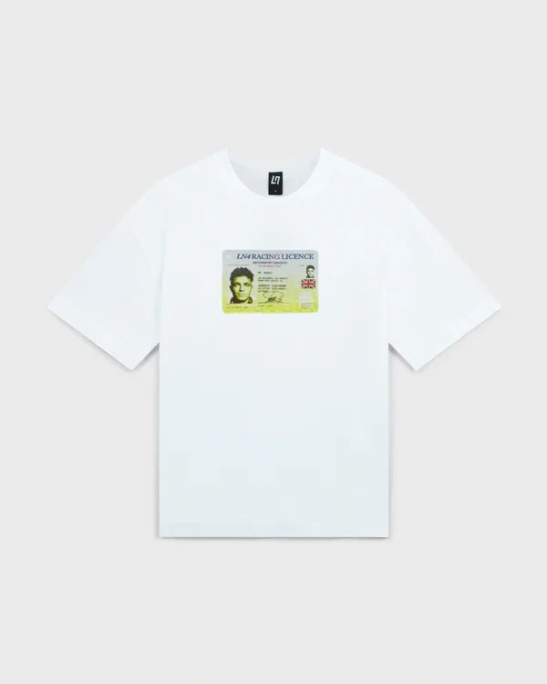 Tricou Lando Norris LN4 LICENSE – alb