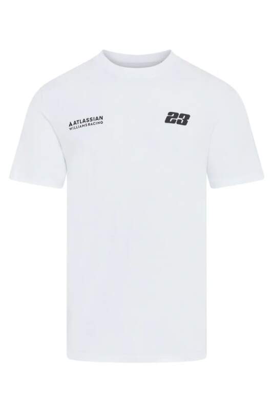 Alex Albon fan T-shirt - Williams Racing F1, white - XXL