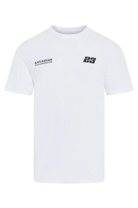 Alex Albon fan T-shirt - Williams Racing F1, white - XXL
