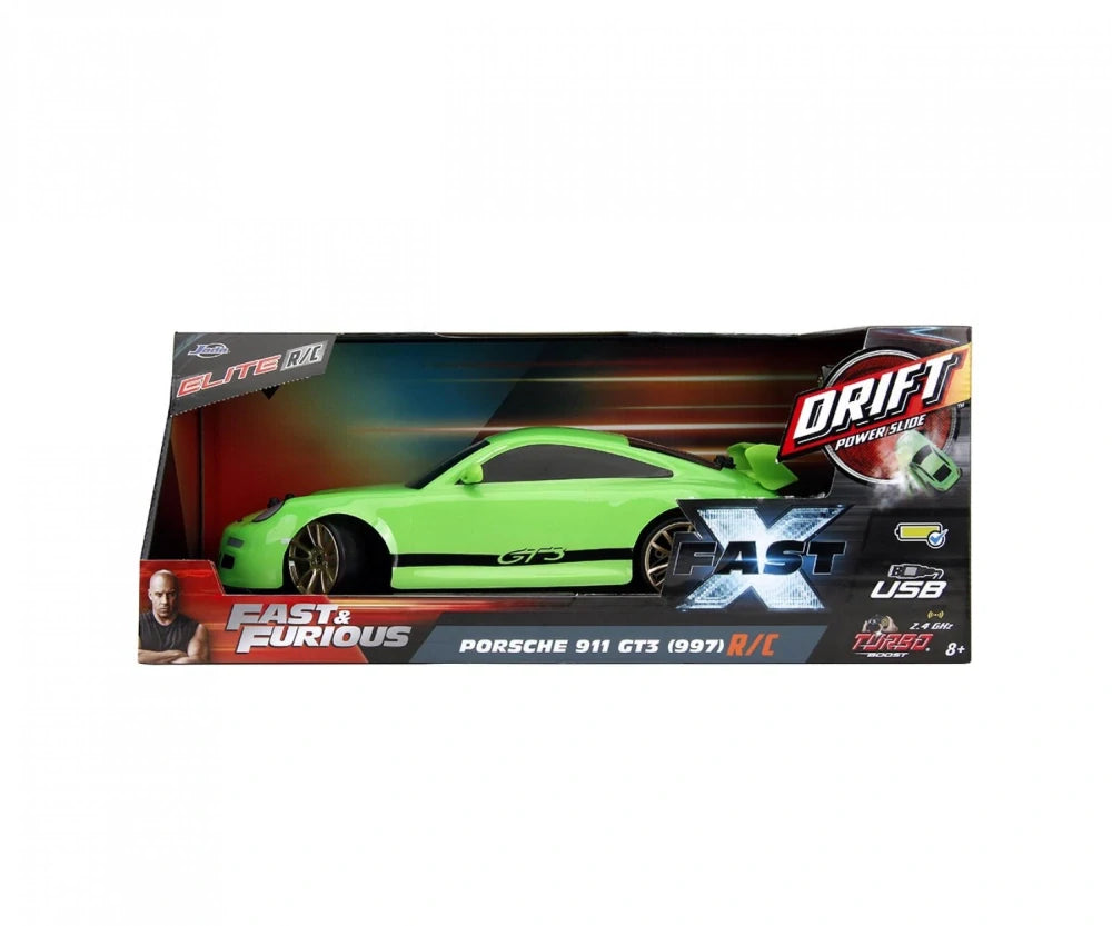 Mașină RC drift Jada Fast & Furious Porsche 911 GT3 (997) 1:10