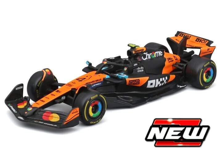 Model McLaren F1 MCL39 BBurago #4 Lando Norris 2025