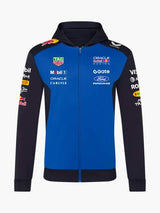 Oracle Red Bull Racing zip-up sweatshirt with sponsor logos - team edition
