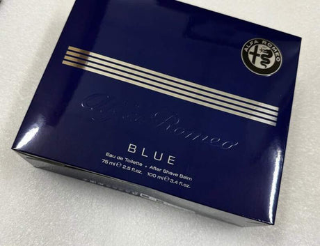 Set cadou Alfa Romeo Blue Eau De Toilette 75 ml + balsam After Shave 100 ml