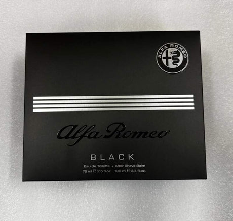 Set cadou Alfa Romeo Black Eau De Toilette 75 ml + balsam After Shave 100 ml