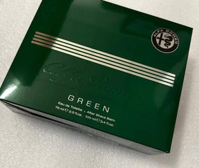 Alfa Romeo Green Eau de Toilette 75 ml + aftershave balm 100 ml gift set