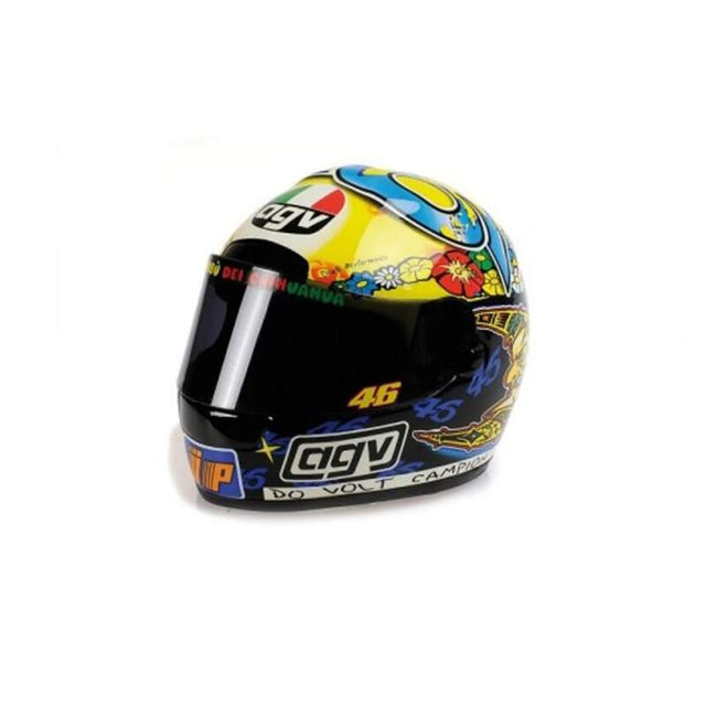 Machetă cască MotoGP Valentino Rossi Brazilia 1999 Jacarepaguà
