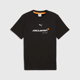 Tricou McLaren F1 negru cu logo Puma - ediție casual
