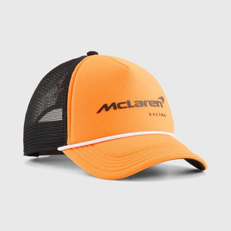 Șapcă cu plasă McLaren F1 portocalie cu logo Puma - McLaren Racing