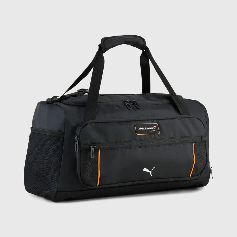 Geantă sport McLaren F1 Puma cu logo – neagră
