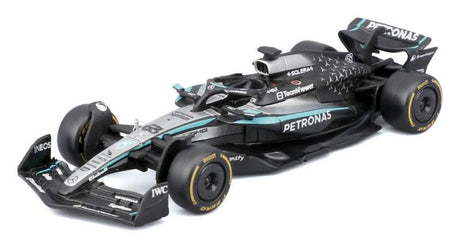 Machetă Mercedes AMG Petronas F1 W16 BBurago #63 George Russell 2025