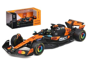 Machetă McLaren F1 MCL39 BBurago #81 Oscar Piastri 2025 1:43 Signature