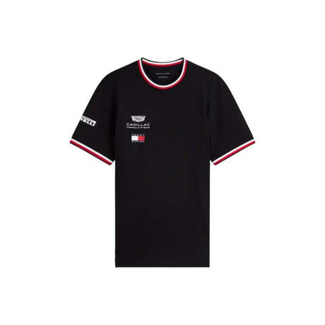 Tricou negru Cadillac F1 x Tommy Hilfiger - ediție de echipă