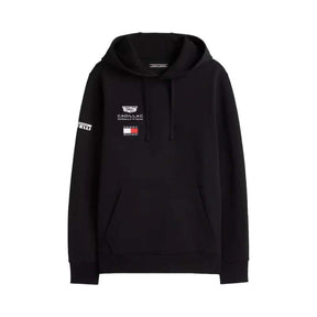 Hanorac negru cu glugă Cadillac F1 x Tommy Hilfiger - ediție de echipă