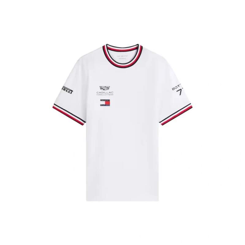 Tricou Valtteri Bottas Cadillac F1 x Tommy Hilfiger - ediție de echipă