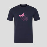 Tricou BWT Alpine F1 - ediția GRAPHIC bleumarin