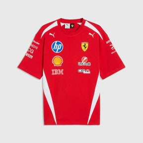 Tricou Scuderia Ferrari F1 cu logo-urile sponsorilor x Puma - ediția DRIVERS