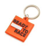 KTM Racing keyring, orange, with Ready To Race logo