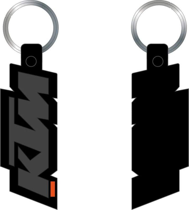 KTM Racing keyring, black, with KTM logo