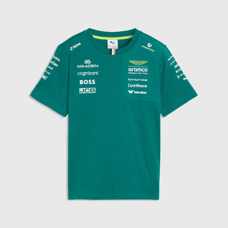 Aston Martin F1 Team Kids' T-Shirt 2026 – Green