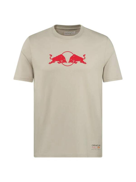 Tricou Oracle Red Bull Racing ediția SPARK nisipiu cu logo