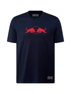 Tricou Oracle Red Bull Racing ediția SPARK bleumarin cu logo