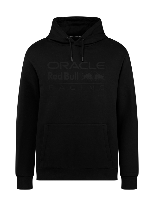 Oracle Red Bull Racing hoodie, TONAL edition, black, with logo
