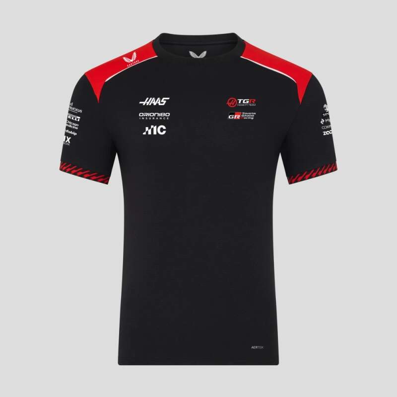 Tricou Haas F1 Team cu logo-urile sponsorilor - ediție de echipă