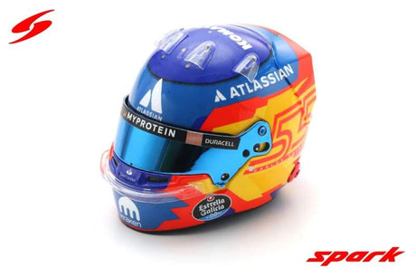 Machetă cască SPARK Carlos Sainz F1 2025