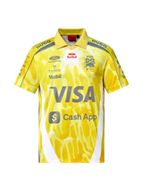 Tricou polo de echipă HUGO Visa Cash App Racing Bulls – Miami GP 2026, galben