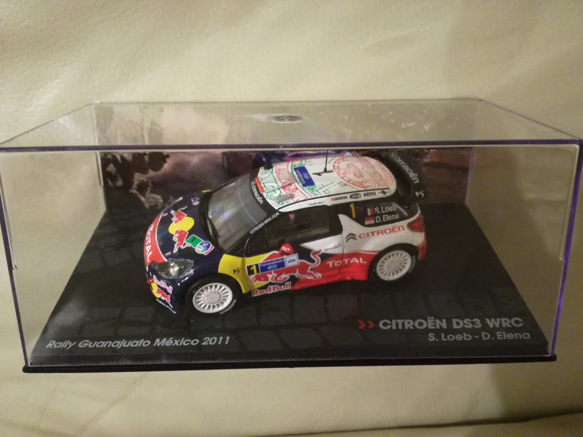Citroen DS3 WRC Red Bull S. Loeb Winner Rally Mexico 2011
