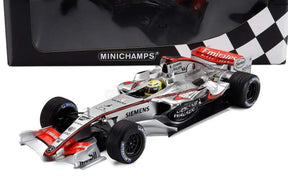 Machetă Minichamps McLaren MP4/21 Lewis Hamilton 1:18 - Jerez test 2006