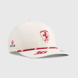 Șapcă Scuderia Ferrari Charles Leclerc – Monaco GP 2026, crem