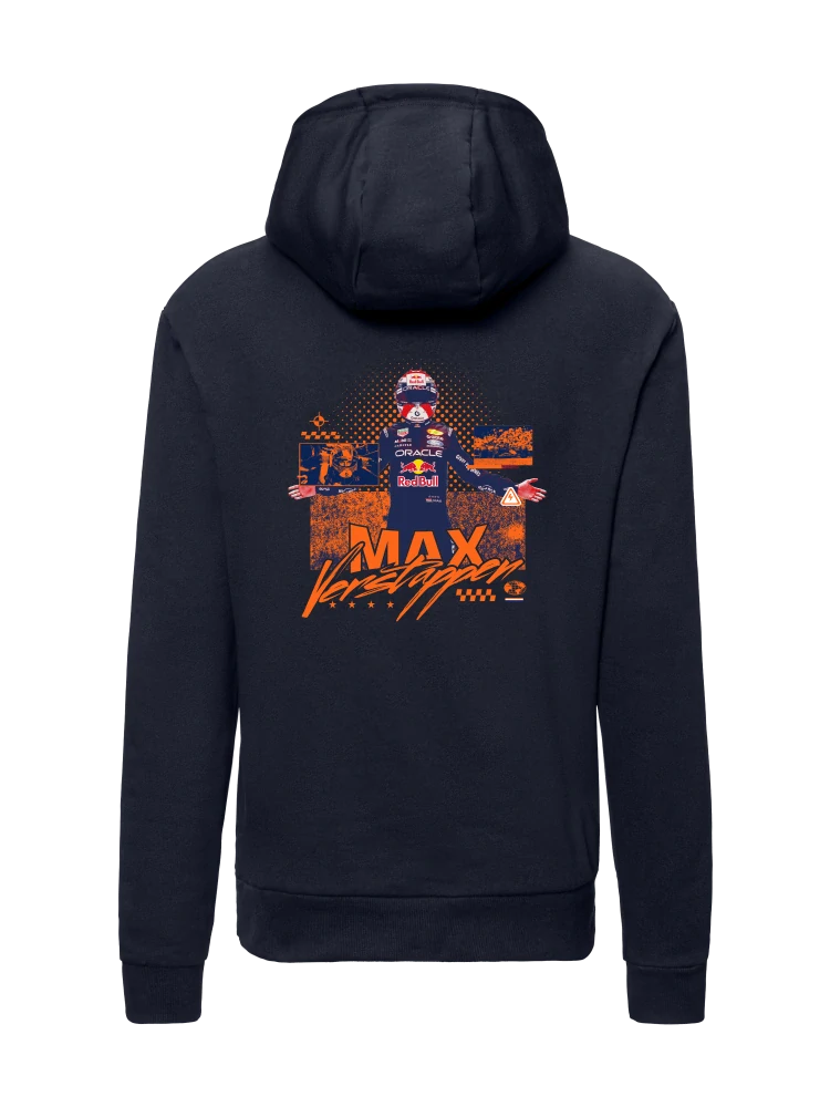 Hanorac Oracle Red Bull Racing Max Verstappen cu logo – bleumarin