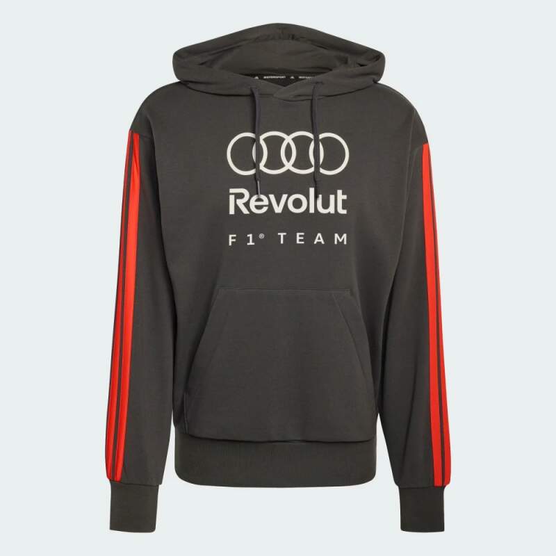Hanorac cu glugă Audi Revolut F1 gri x Adidas - ediție casual