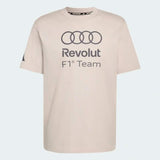Audi Revolut F1 x Adidas beige T-shirt - lifestyle edition