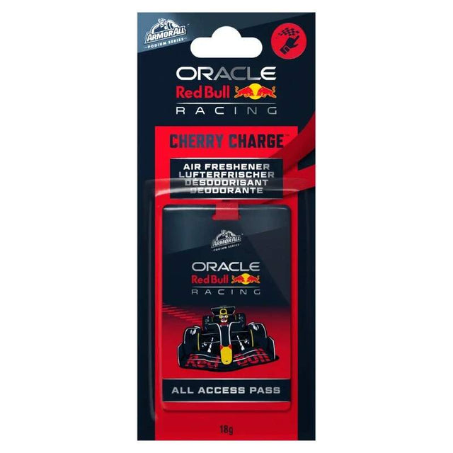 Odorizant auto Red Bull Racing - Armorall - card agățător F1 roșu